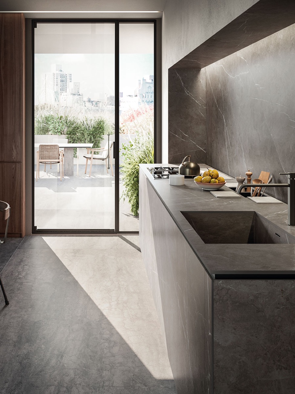 Pietra Di Savoia Grigia — I Naturali: керамогранит Laminam